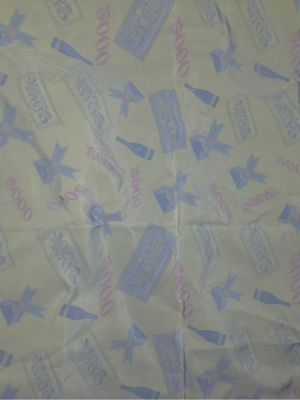 Vtg FUBU 2000 Millennium Bandana Set - Blue & Yellow Y2K Streetwear Rare